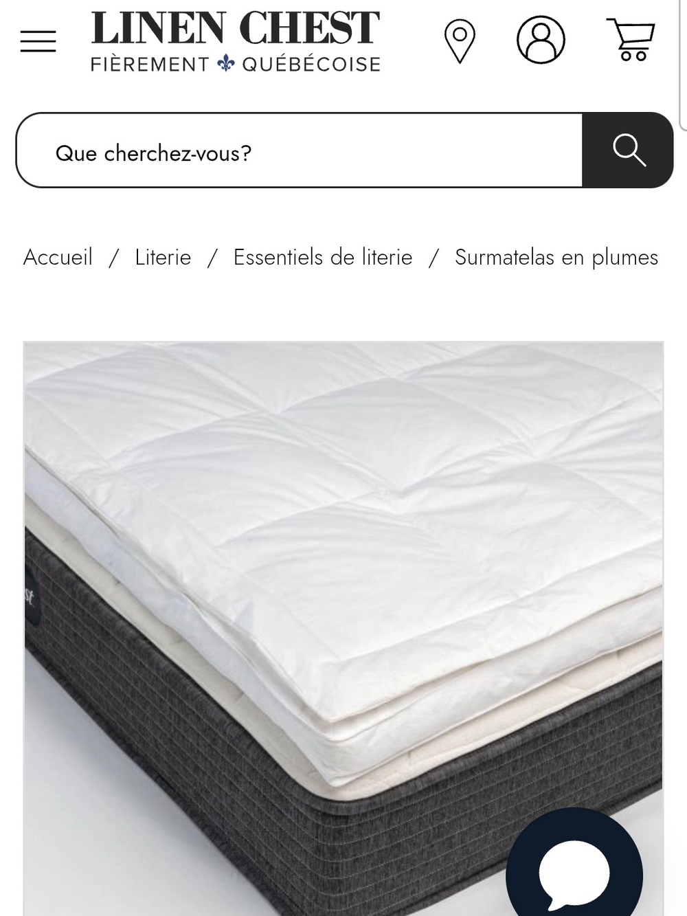 White Feather Mattress Topper - Plush Comfort